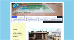 Desktop Screenshot of piscinascarrion.com