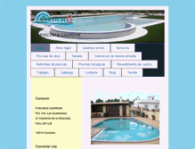 Tablet Screenshot of piscinascarrion.com